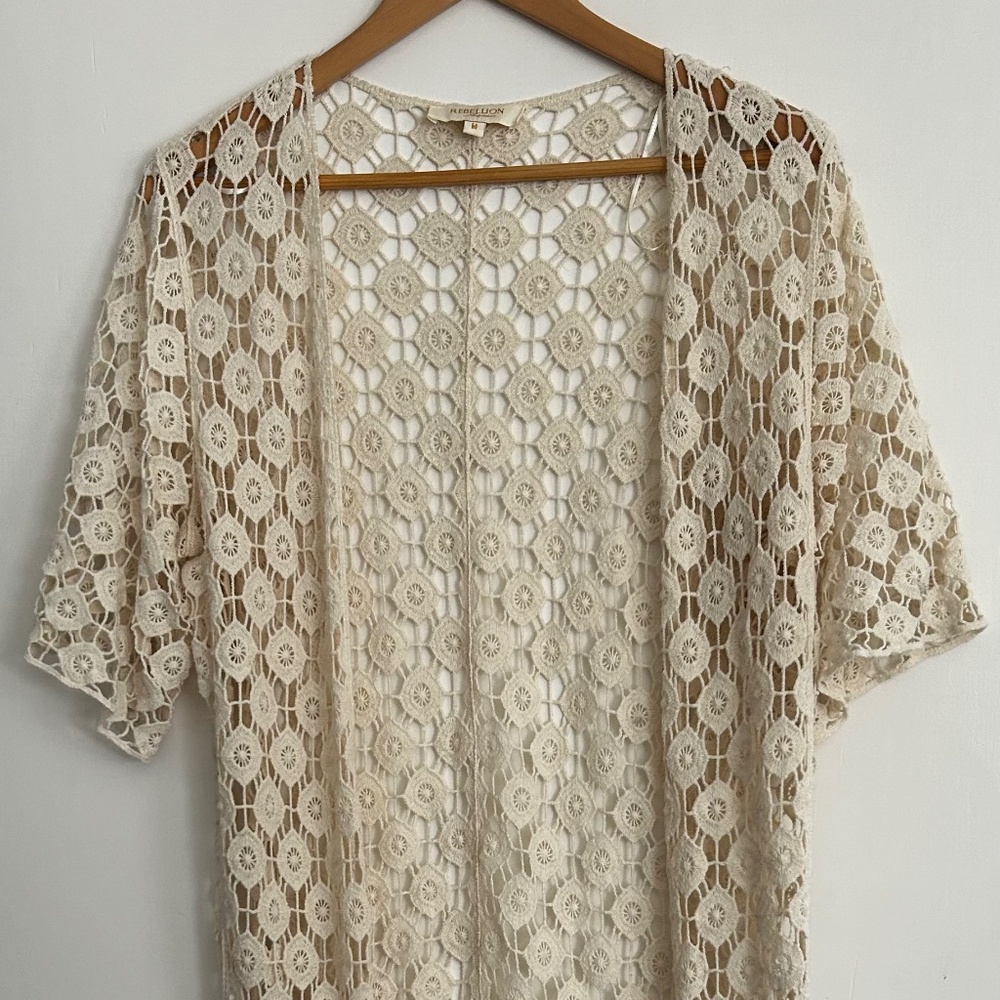 Boho crochet duster - perfect for festival season
